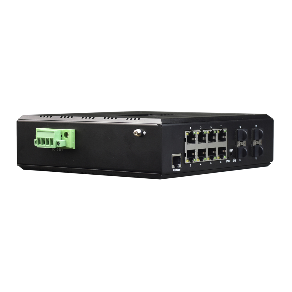 Sfp+ 10G Managed Switch 8 Port - L3 gerenciou o switch industrial de