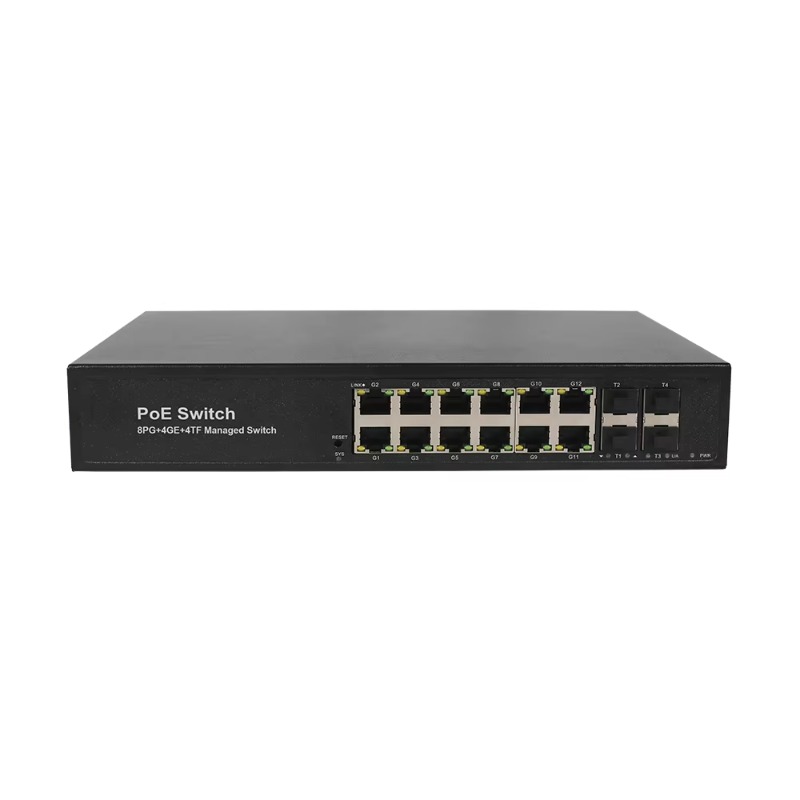 Sfp+ 10G Managed Switch 8 Port - Switch PoE gerenciado L3 com portas