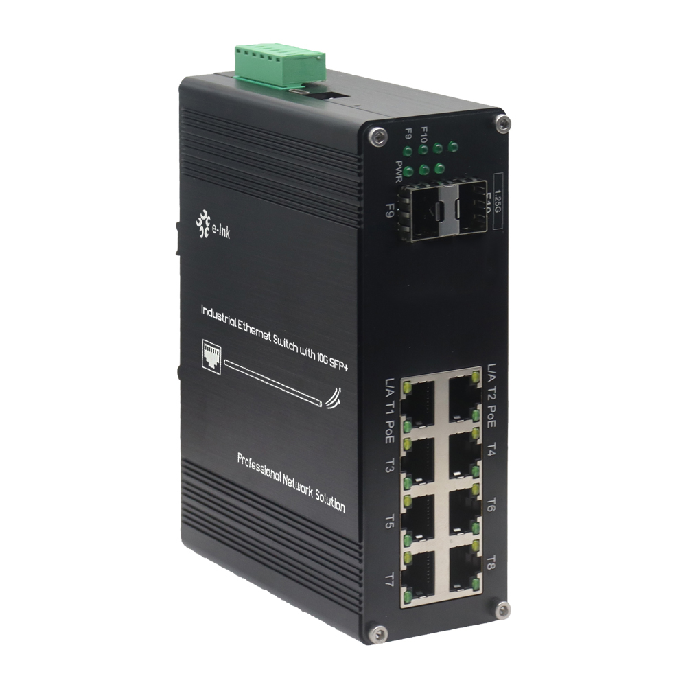 Managed Gigabit Poe Switch 8 Port 802.3At - Switch industrial de fibra poe gigabit