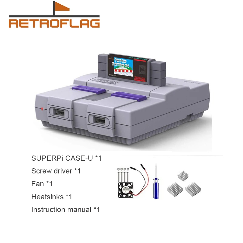 Turing Pi 2 - Case Retroflag SuperPi com Desligamento Seguro