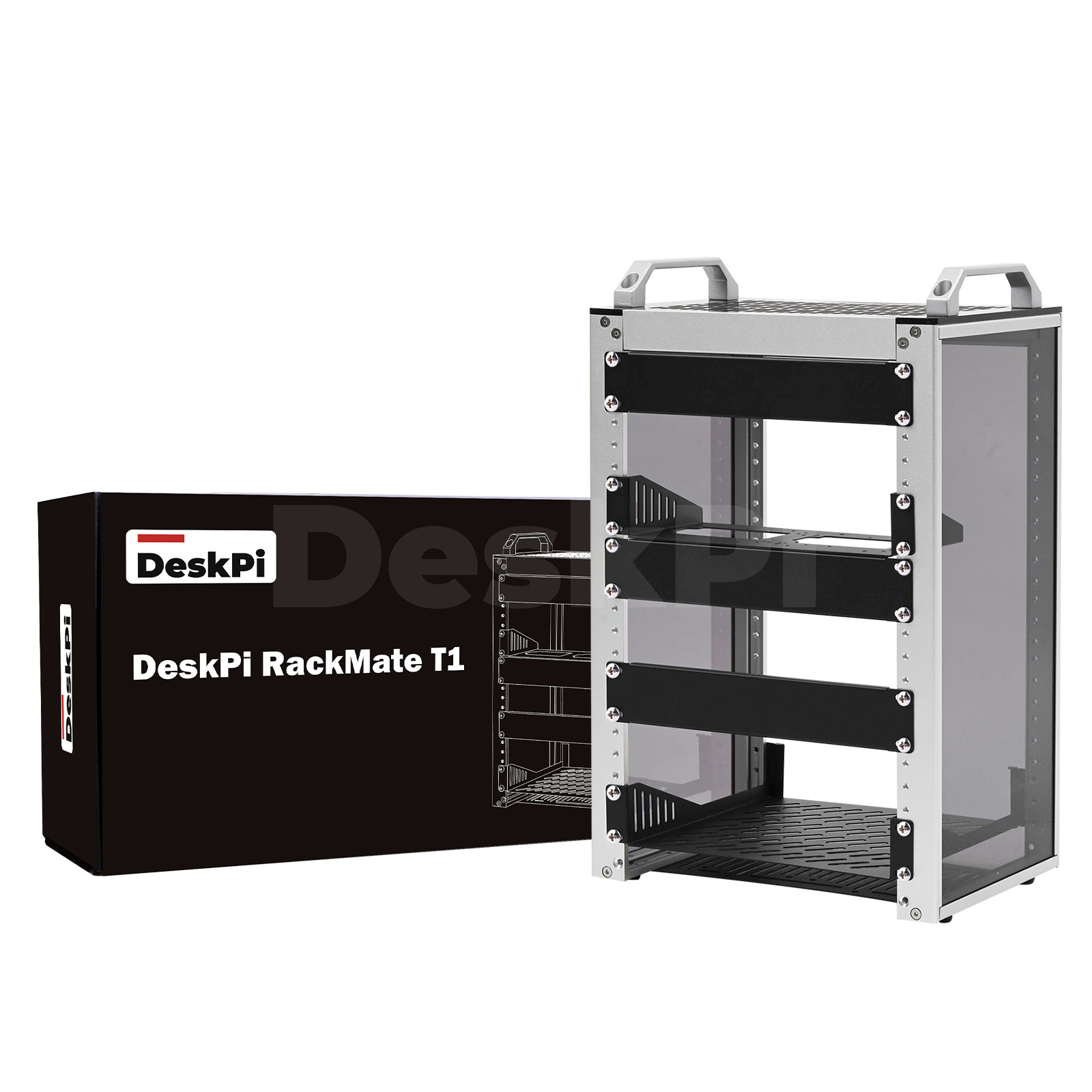 Deskpi Super6C - Montagem em rack DeskPi RackMate T1,