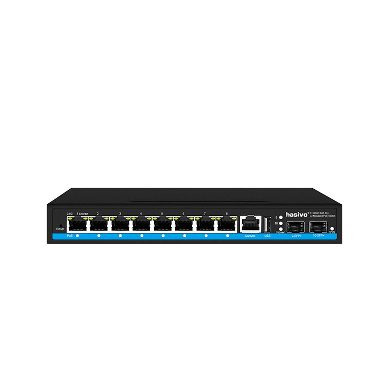 8 portas L3 gerenciou 2,5 GPS  - Sfp+ 10G Managed Switch 8 Port avaliação e preço