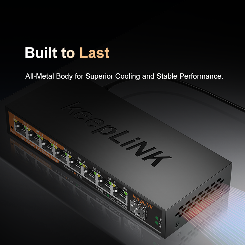 Switch gerenciado KeepLiNK de  - Sfp+ 10G Managed Switch 8 Port avaliação e preço