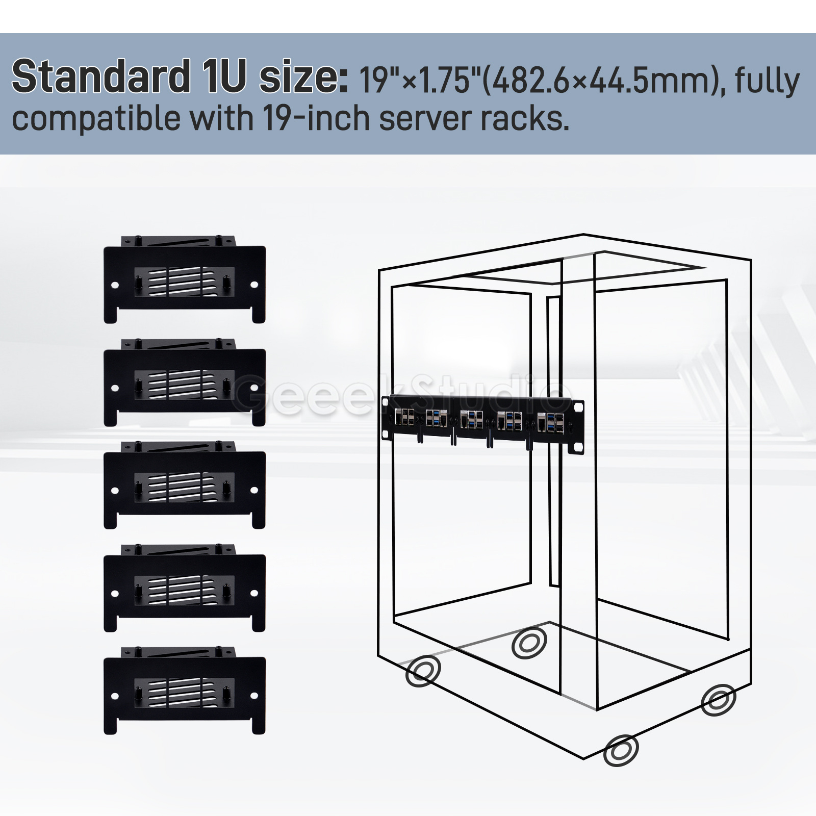 Montagem em rack 1U para Raspb - Deskpi Super6C avaliação e preço